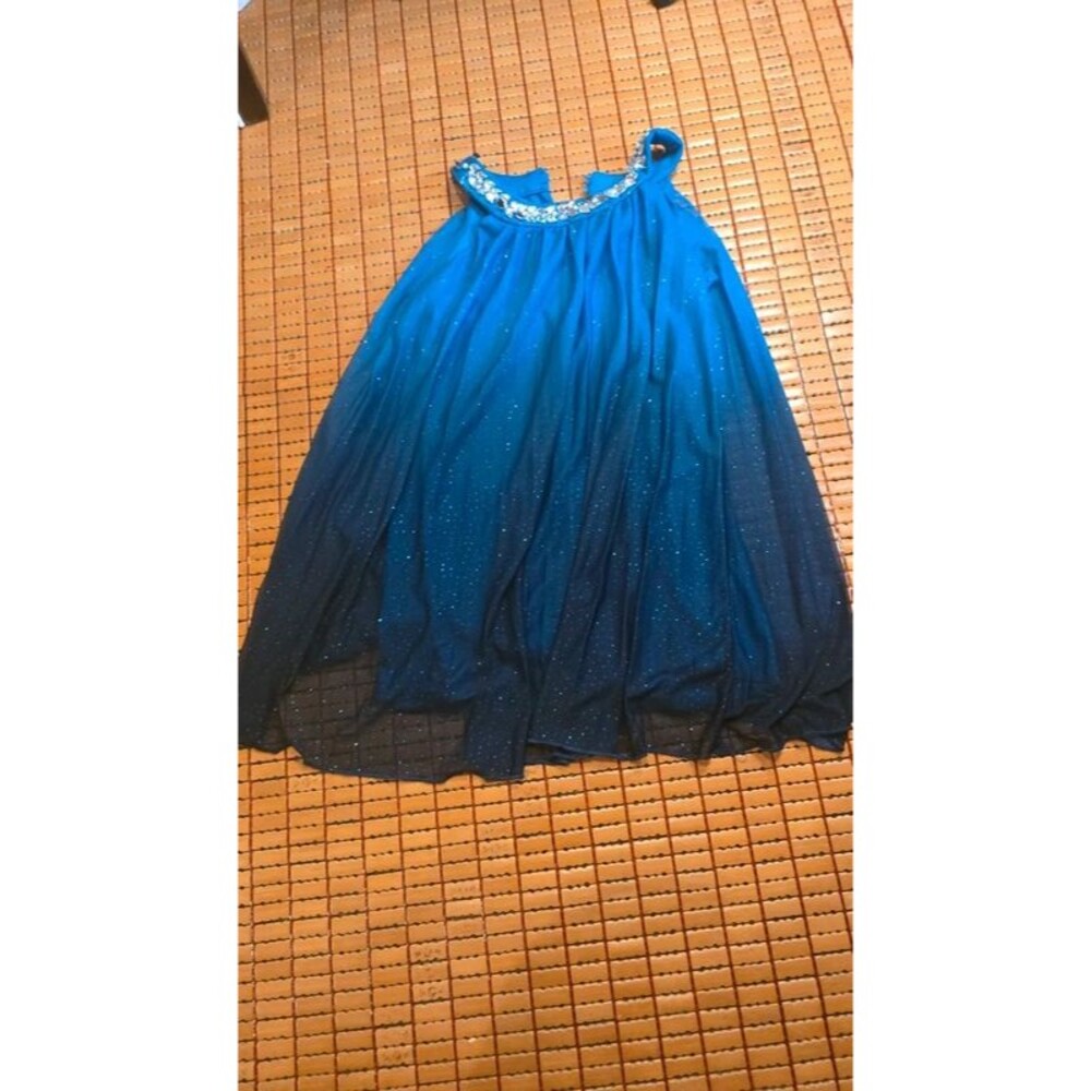 Speechless Girls Big Pleated Swing Dress With Jeweled Neck
